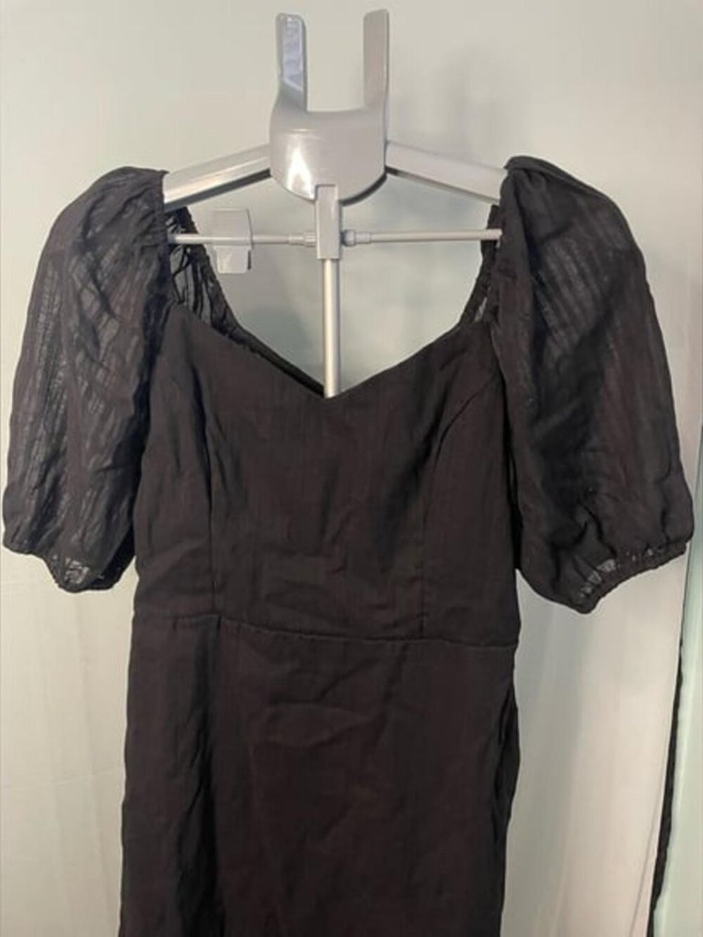 Puff Sleeve Mini Dress